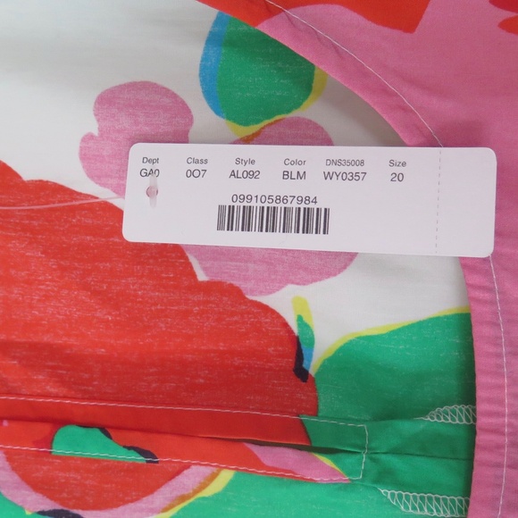 NWT J Crew Ratti Jardin Top Scoop Neck Bright Multicolor Floral - Picture 4 of 13